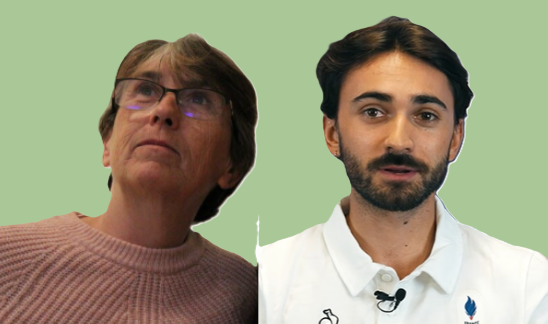 Kevin Aymoz parents , Patineur artistique français