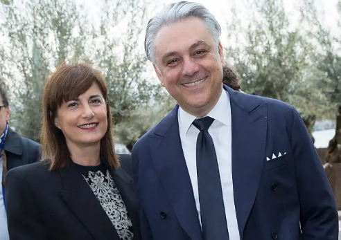 Luca de Meo et son épouse Silvia